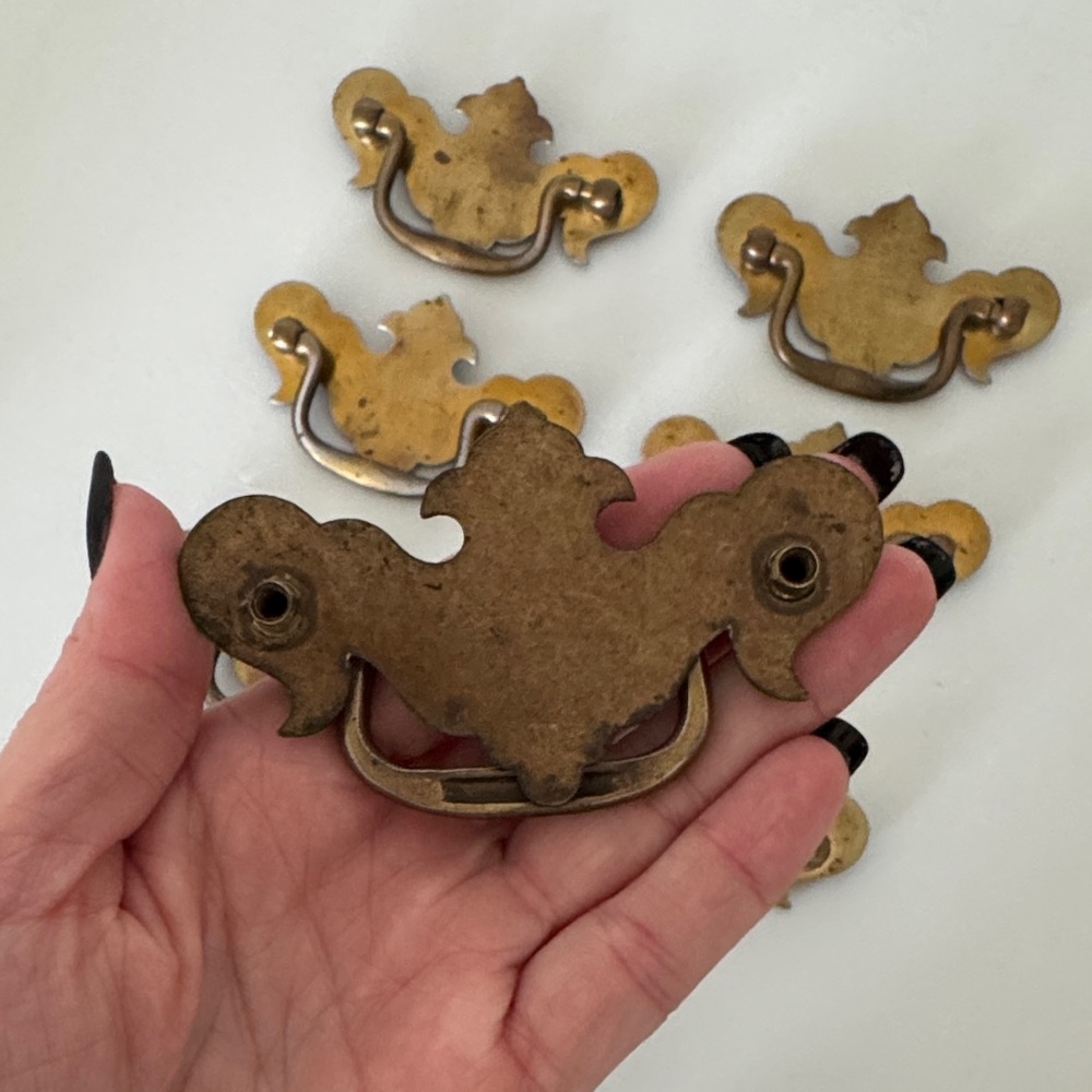 Vintage Brass Drawer Pulls and Knobs - Picture 5 of 8